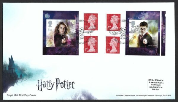 2018 Harry Potter PM64 booklet First Day Cover