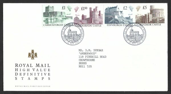 1988 Castles First Day Cover