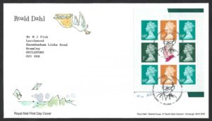 2012 DY3 booklet pane SG Y1668m First Day Cover