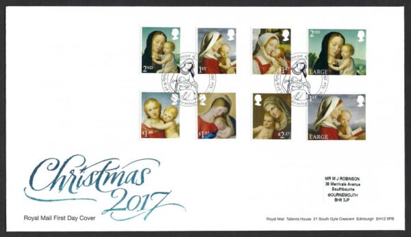 2018 Christmas First Day Cover