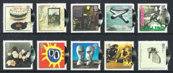 QEII 2010 Classic Album Covers (2nd issue) – unmounted mint