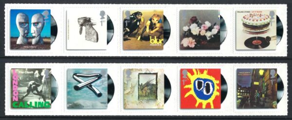 QEII 2010 Classic Album Covers (1st issue) – unmounted mint