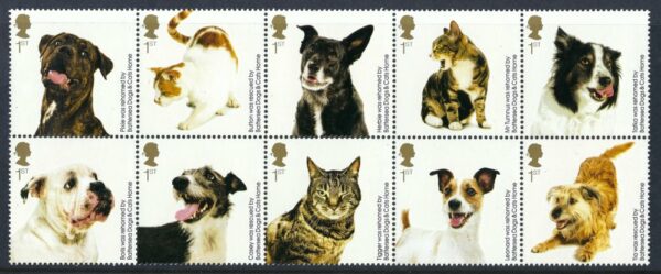 QEII 2010 Battersea Cats and Dogs Home – unmounted mint