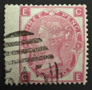 QV SG 103 3d rose (C-E) plate 6 - fine used