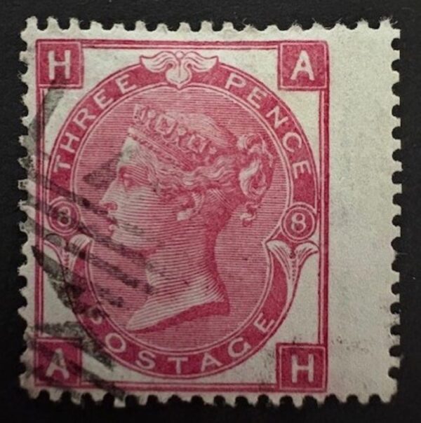 QV SG 102 3d deep rose (A-H) plate 8 - fine used