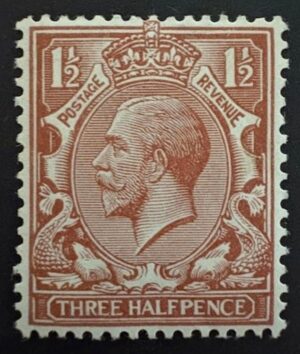 KGV SG 362/65 Spec N18(2) 1½d pale red-brown – mounted mint