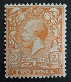 KGV SG 366/69 Spec N19(1) 2d orange-yellow – mounted mint