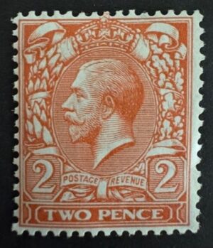 KGV SG 366/69 Spec N19(2) 2d reddish orange – mounted mint