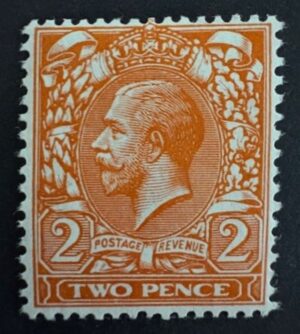 KGV SG 366/69 Spec N19(3) 2d deep reddish orange – mounted mint