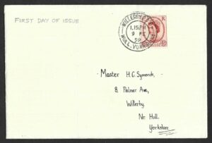 QEII 1959 SG 577 4½d chestnut First Day Cover