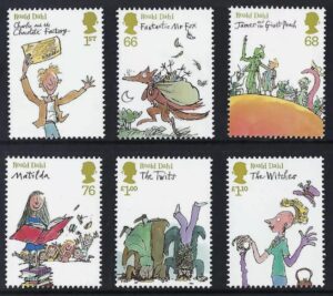 QEII 2012 Roald Dahl`s Children`s stories - unmounted mint