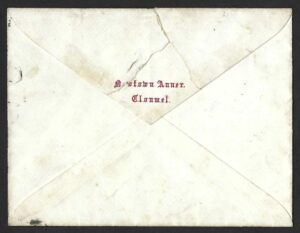 Superb c.1860`s illustrated envelope to Gurteen, Clonmel