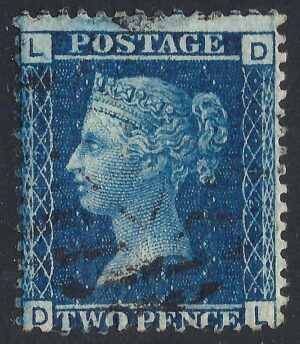 QV sg45 2d blue (D-L) plate 12