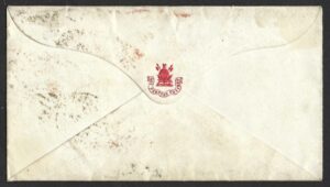 QV sg85 6d lilac pair (DC-DD) on 1865 cover to Wisconsin