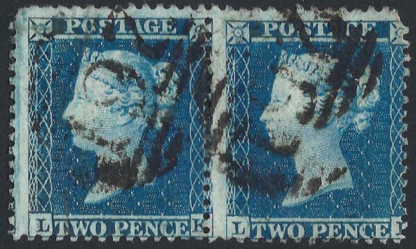 QV sg34 2d blue pair (LK-LL) plate 5