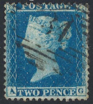 QV sg34 2d blue (A-G) plate 5