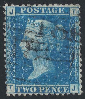 QV sg45 2d blue (T-J) plate 7