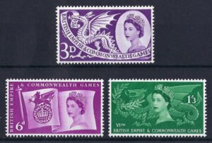 QEII 1958 Commonwealth Games – unmounted mint