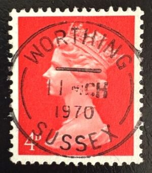 QEII 4d with fine 1970 Worthing cds