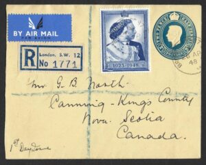 KGVI 1948 Silver Wedding First Day Cover