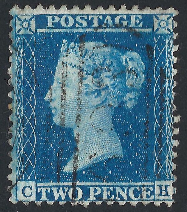 QV sg34 2d blue (C-H) plate 5 – good used