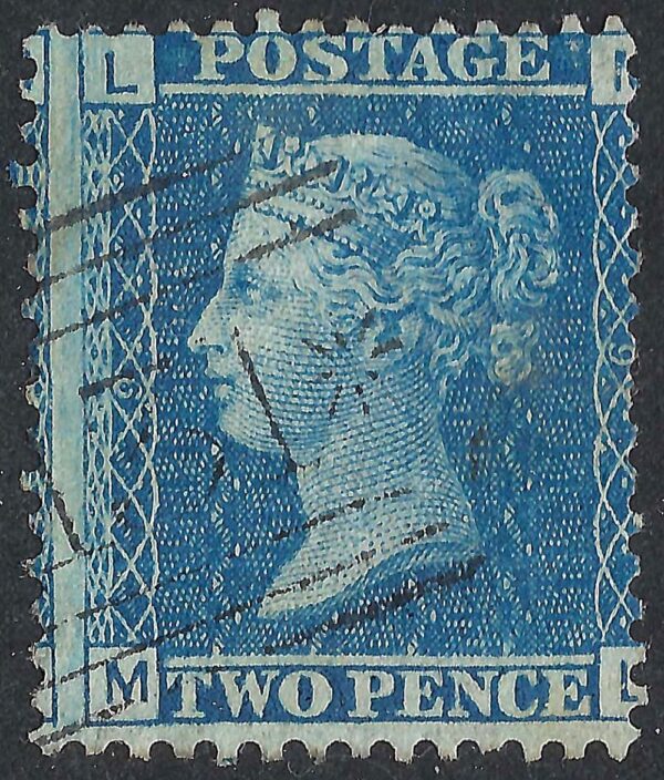 QV sg45 2d blue (M-L) plate 9 - good used