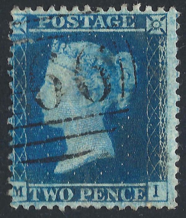 QV sg35 2d blue (M-I) plate 6 – good used