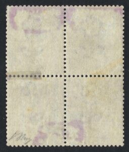 QV sg109 6d mauve mint block (RA-SB) 
