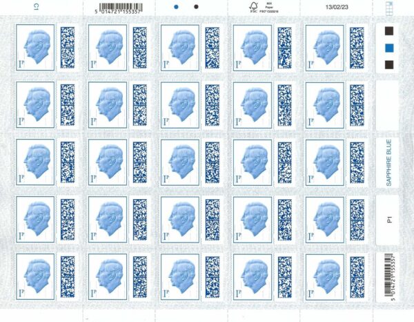100 x 1p