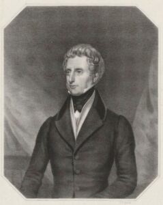 1833 Free front signed by John Cust, 1st Earl Brownlow