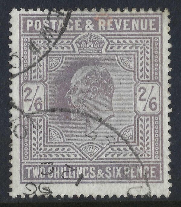 KEVII sg315 Spec M50(1) 2s6d dull greyish purple - good used example