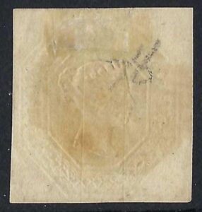 QV sg55 1s green embossed - fine used