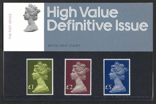 QEII 1977 High Value Definitives Presentation Pack #91
