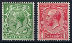 KGV sg397-398 Multiple Royal Cypher mint set