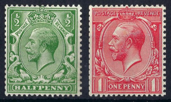 KGV sg397-398 Multiple Royal Cypher mint set