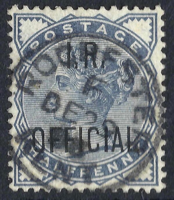 QV sgO5 ½d slate-blue I.R. OFFICIAL - fine used