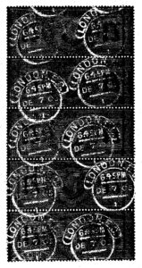 KEVII sg266 £1 green vertical strip – a RARE multiple