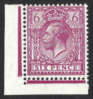 KGV sg385a 6d perf 14 - unmounted mint