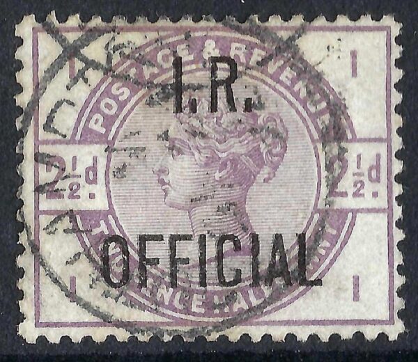 QV sgO6 2½d lilac I.R. OFFICIAL - fine used
