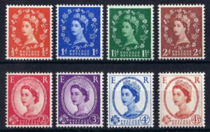 QEII 1958-61 sg587-94 Graphite-lined issue - unmounted mint