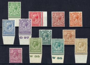 KGV sg418-429 - unmounted mint
