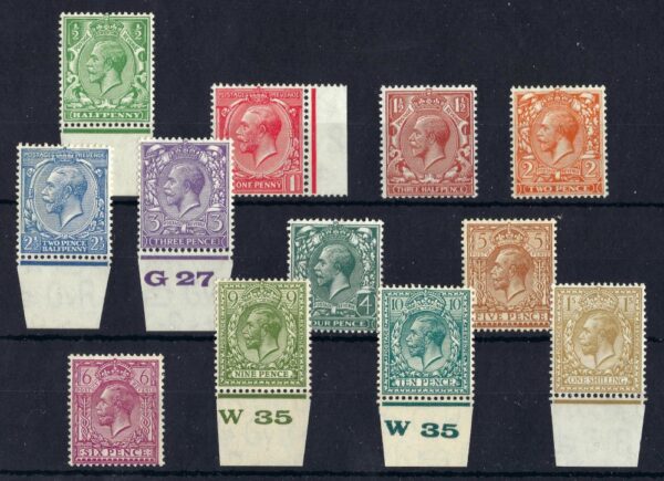 KGV sg418-429 - unmounted mint