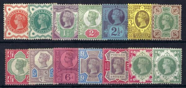 QV sg197-211 Jubilee set - mounted mint