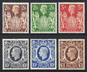 KGVI sg476-478c High value set - unmounted mint