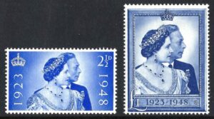 KGVI sg493-941948 Royal Silver Wedding set - unmounted mint