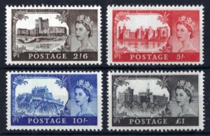 QEII 1967-68 sg759-62 Castles - unmounted mint