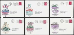 QEII 1969 Regional First Day Covers (6)