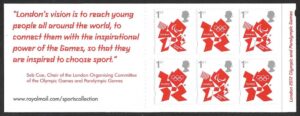 QEII 2012 Olympic & Paralympic Games booklet MB9