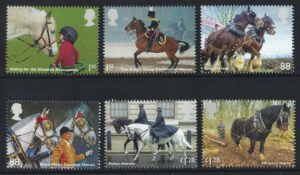 QEII 2014 Working Horses – unmounted mint