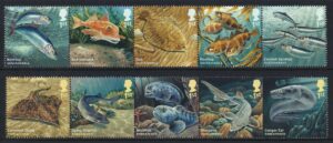 QEII 2014 Sustainable Fish – unmounted mint